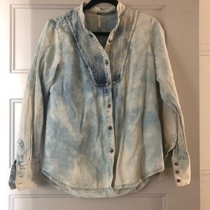 Free People Chambray shirt (button up)